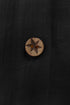 WOOD BUTTON CHILL OUT HOODIE -BLACK-